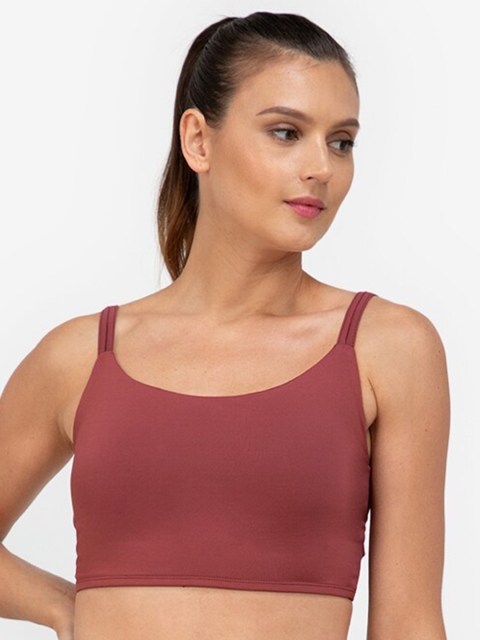 

ZALORA ACTIVE Red Solid Tank Bra