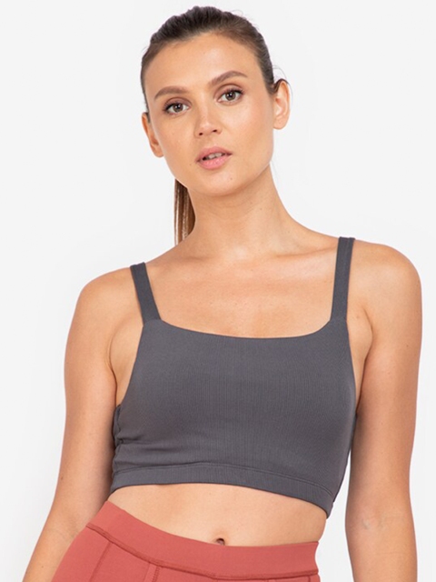 

ZALORA ACTIVE Grey Bra Lightly Padded