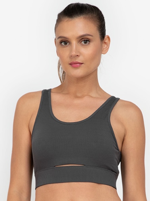 

ZALORA ACTIVE Grey Sports Bra Lightly Padded ZV0821WAP0577A-L