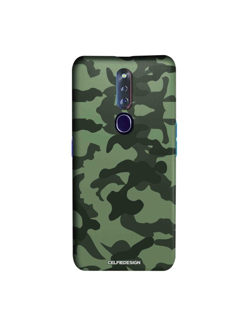 

CelfieDesign Green & Black Camo Oppo F11 Pro Slim Back Case