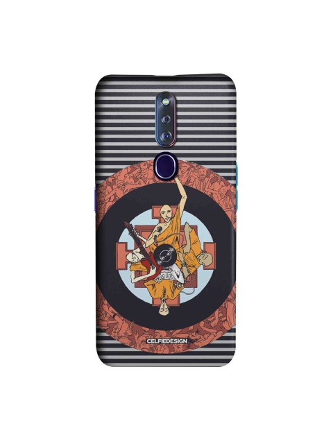 

CelfieDesign Black & White Rock Baba Stripes Oppo F11 Pro Slim Back Case
