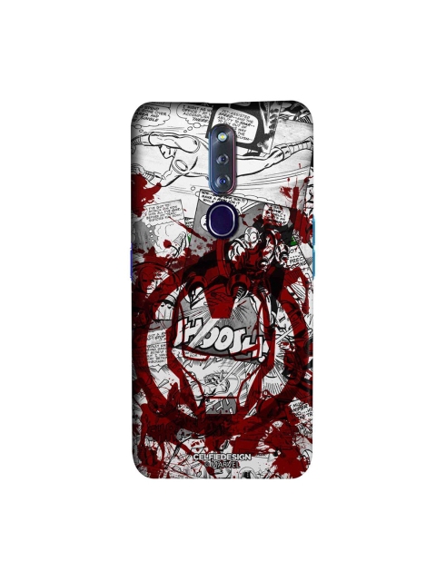 

CelfieDesign White & Red Iron Man Oppo F11 Pro Slim Back Case