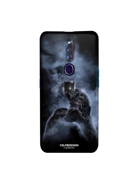 

CelfieDesign Black & Grey Black Panther Attack OPPO F11 Pro Slim Back Case
