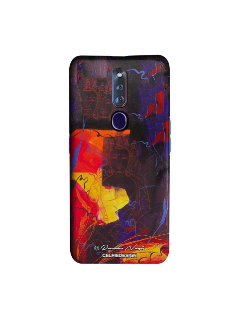 

CelfieDesign Black & Blue Moksha Oppo F11 Pro Slim Back Case