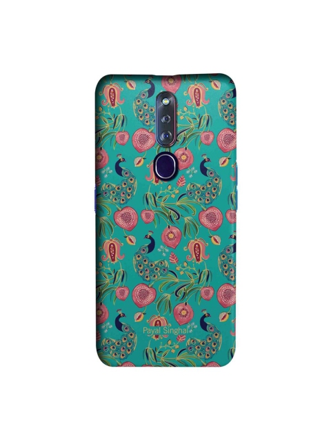 

CelfieDesign Blue & Pink Payal Singhal Anaar & Mor Oppo F11 Pro Slim Back Case