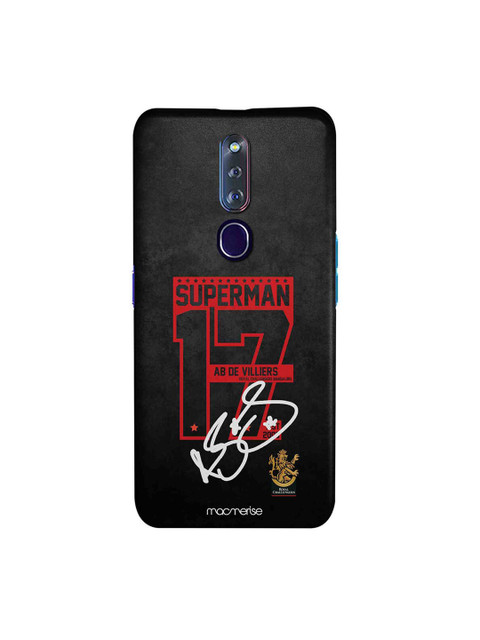 

CelfieDesign Black & Red Autograph ABD Oppo F11 Pro Slim Back Case