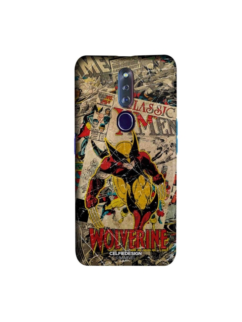 

CelfieDesign Yellow & Red Comic Wolverine OPPO F11 Pro Slim Back Case