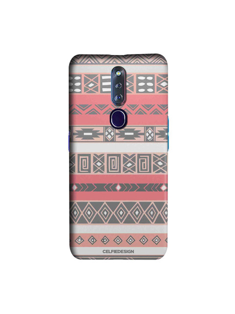 

CelfieDesign Pink & White Aztec Oppo F11 Pro Slim Back Case