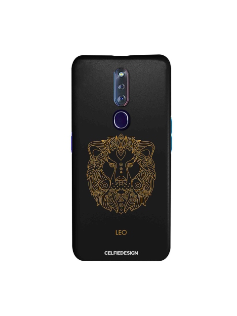 

CelfieDesign Black & Yellow Leo Oppo F11 Pro Slim Back Case