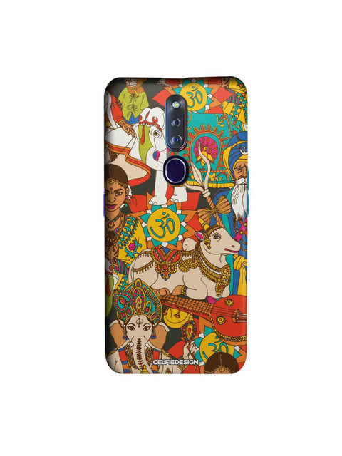 

CelfieDesign Multi-Coloured Printed OPPO F11 Pro Slim Back Case