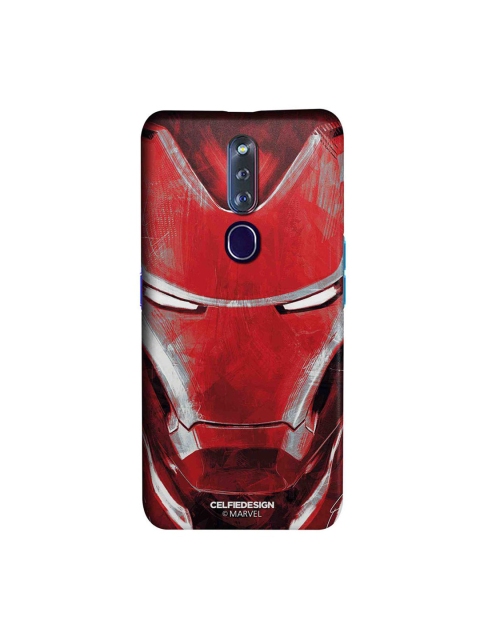 

CelfieDesign Red & White Charcoal Art Iron man OPPO F11 Pro Slim Back Case