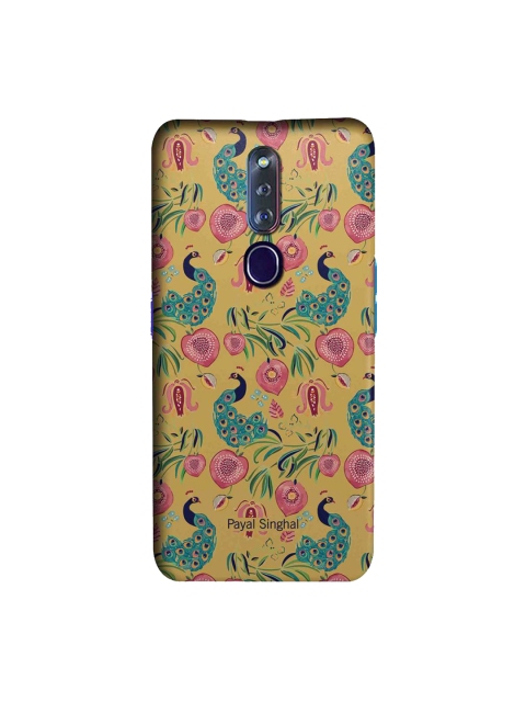 

CelfieDesign Beige & Blue Payal Singhal Anaar & Mor Oppo F11 Pro Slim Back Case