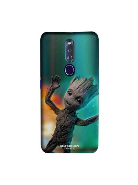 

CelfieDesign Green & Black Baby Groot Dance Oppo F11 Pro Slim Back Case