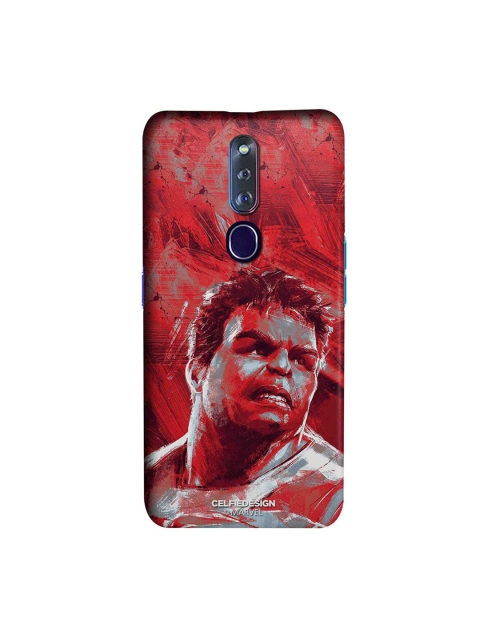 

CelfieDesign Red & Grey Charcoal Art Hulk Oppo F11 Pro Slim Back Case