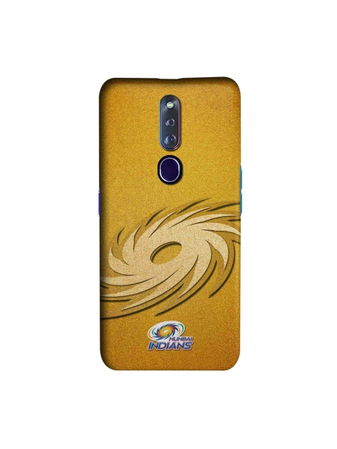 

CelfieDesign Gold-Colored Mumbai Indians Victorious OPPO F11 Pro Slim Back Case