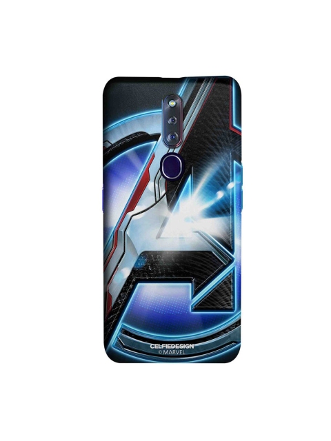 

CelfieDesign Black & Blue Endgame Logo OPPO F11 Pro Slim Back Case