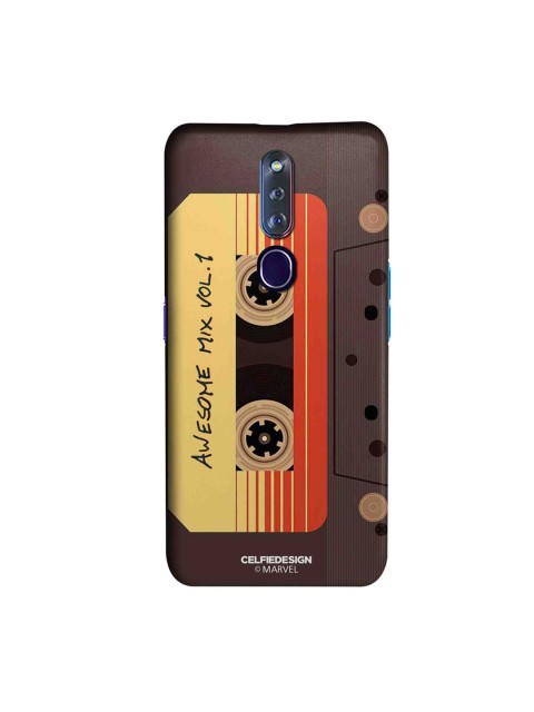 

CelfieDesign Brown & Red Awesome Mix Tape OPPO F11 Pro Slim Back Case