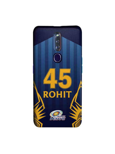 

CelfieDesign Blue & Yellow Mumbai Indians Gear Up OPPO F11 Pro Slim Back Case