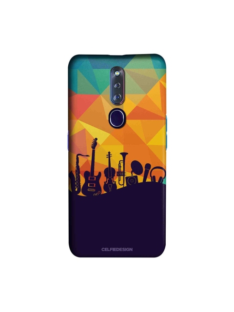 

CelfieDesign Black & Yellow The Juke Box Oppo F11 Pro Slim Back Case