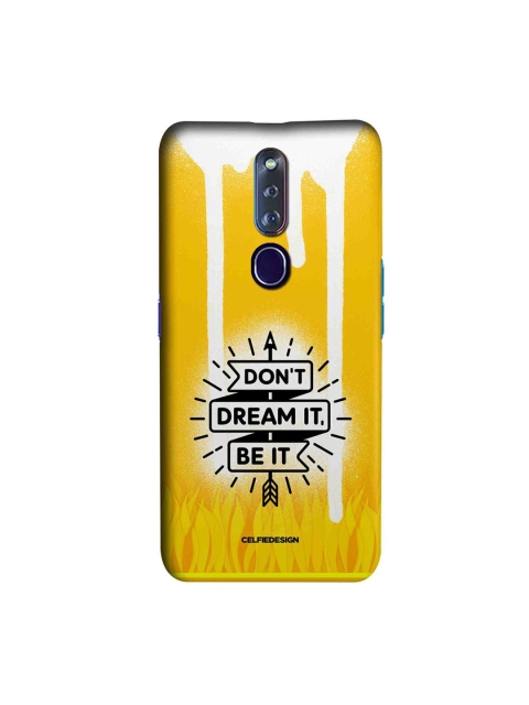 

CelfieDesign Yellow & Black Oppo F11 Pro Slim Back Case