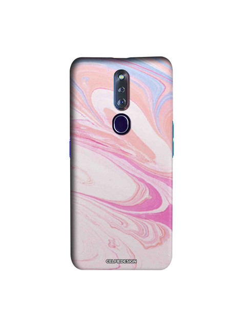

CelfieDesign Pink & White Marble Petal Oppo F11 Pro Slim Back Case