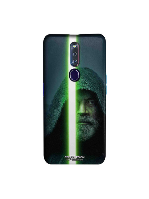 

CelfieDesign Black & Green Light Saber Oppo F11 Pro Slim Back Case
