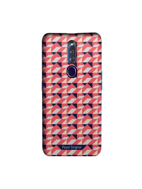 

CelfieDesign Coral & Navy Blue Payal Singhal Oppo F11 Pro Slim Back Case