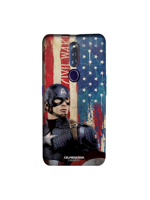

CelfieDesign Red & Blue American Captain Oppo F11 Pro Slim Back Case