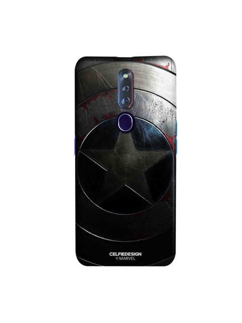 

CelfieDesign Grey & Blue Rusted Captains Shield Oppo F11 Pro Slim Back Case