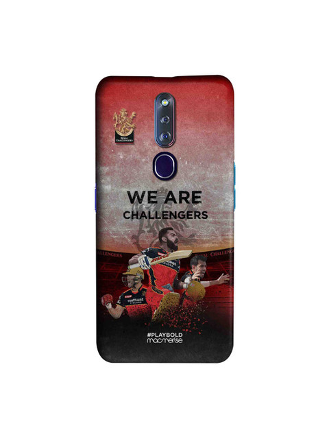 

CelfieDesign Red & Black RCB Celebration Oppo F11 Pro Slim Back Case
