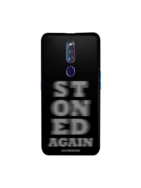 

CelfieDesign Black & White Printed Oppo F11 Pro Slim Back Case