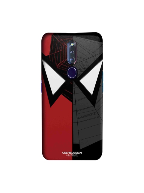 

CelfieDesign Black & Red Face Focus Spiderman Oppo F11 Pro Slim Back Case