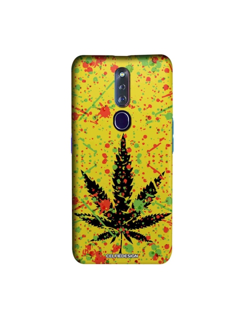 

CelfieDesign Yellow & Black Rasta Splash Oppo F11 Pro Slim Back Case