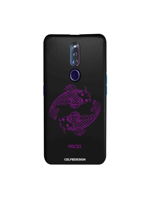 

CelfieDesign Black & Purple Pisces Oppo F11 Pro Slim Back Case