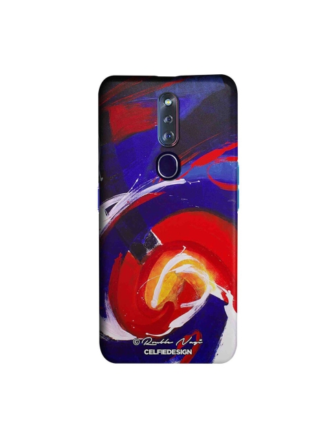 

CelfieDesign Blue & Red Waves Oppo F11 Pro Slim Back Case