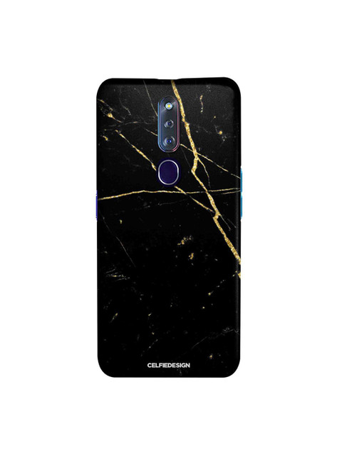 

CelfieDesign Black Marble Onyx Oppo F11 Pro Slim Back Case
