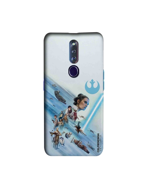 

CelfieDesign Blue & White Resistance Reborn Oppo F11 Pro Slim Back Case