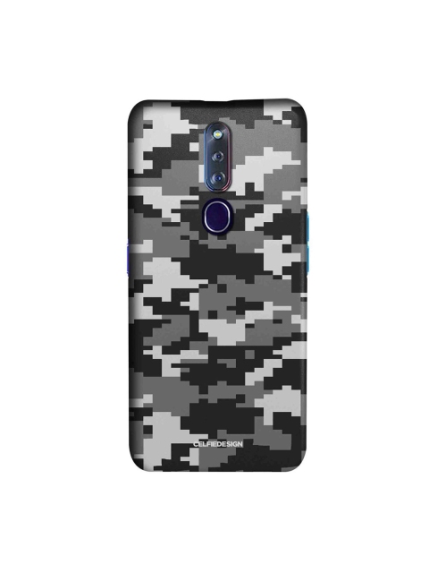 

CelfieDesign Black Camo Pixel Ash Oppo F11 Pro Slim Back Case