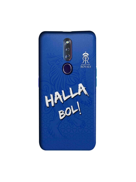 

CelfieDesign Blue & White Rajasthan Royals Halla Bol Oppo F11 Pro Slim Back Case