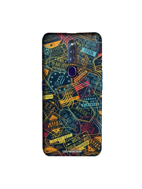 

CelfieDesign Yellow & Red Immigration Stamps Oppo F11 Pro Slim Back Case