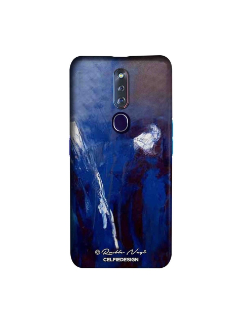 

CelfieDesign Blue & Black Rainfall OPPO F11 Pro Slim Back Case