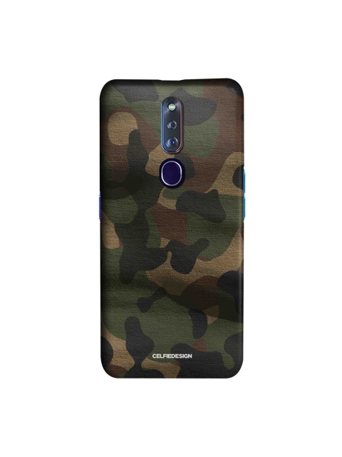 

CelfieDesign Green & Black Camo Rifle Green Oppo F11 Pro Slim Back Case