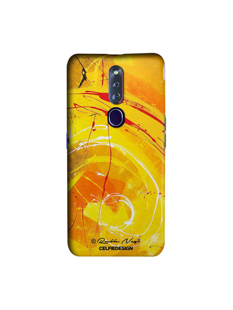 

CelfieDesign Yellow & Red Abstract Oppo F11 Pro Slim Back Case