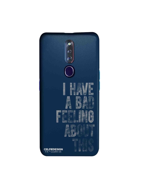

CelfieDesign Blue & Grey Bad Feeling Oppo F11 Pro Slim Back Case