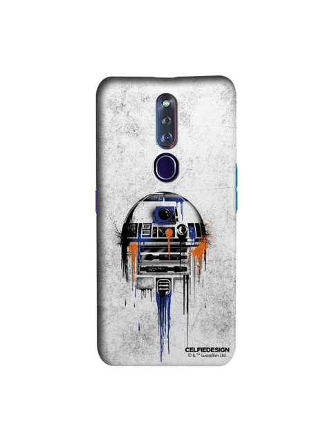 

CelfieDesign White & Black Astro Droid Oppo F11 Pro Slim Back Case