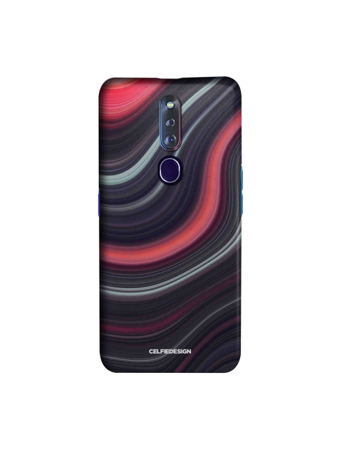 

CelfieDesign Black & Pink Liquid Funk Oppo F11 Pro Slim Back Case