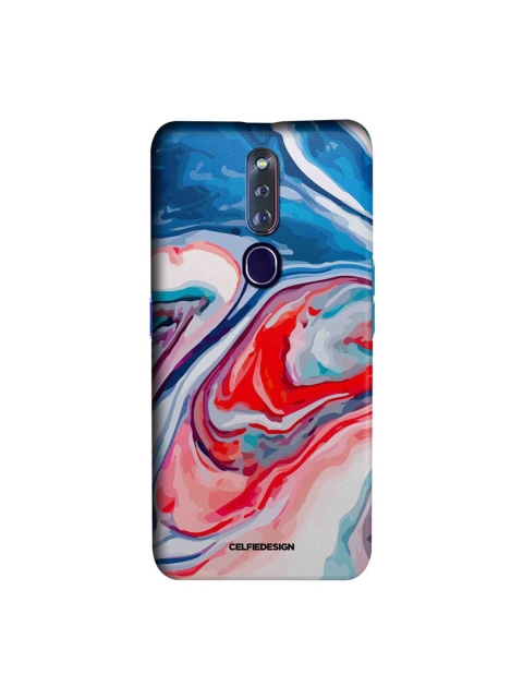 

CelfieDesign Blue & Red Liquid Funk Oppo F11 Pro Slim Back Case