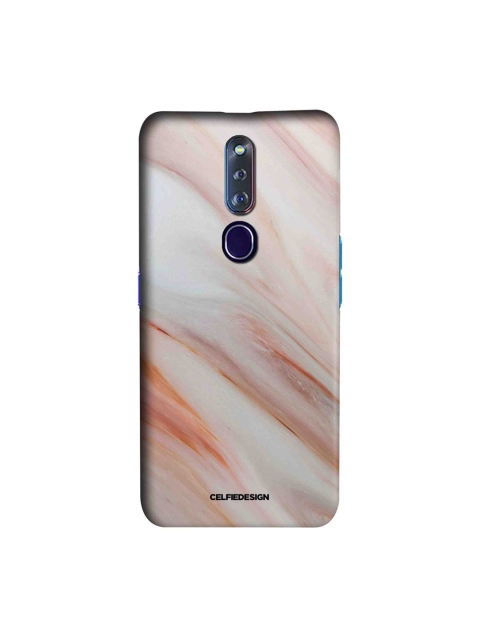 

CelfieDesign White & Brown Marble Rosa Levanto OPPO F11 Pro Slim Back Case