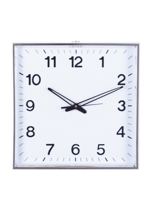 

eCraftIndia White Dial Square 31.7 cm Analogue Wall Clock