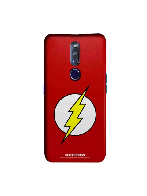 

CelfieDesign Red & White Logo Flash Oppo F11 Pro Slim Back Case
